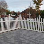 UPVC Scalloped Picket Fencing