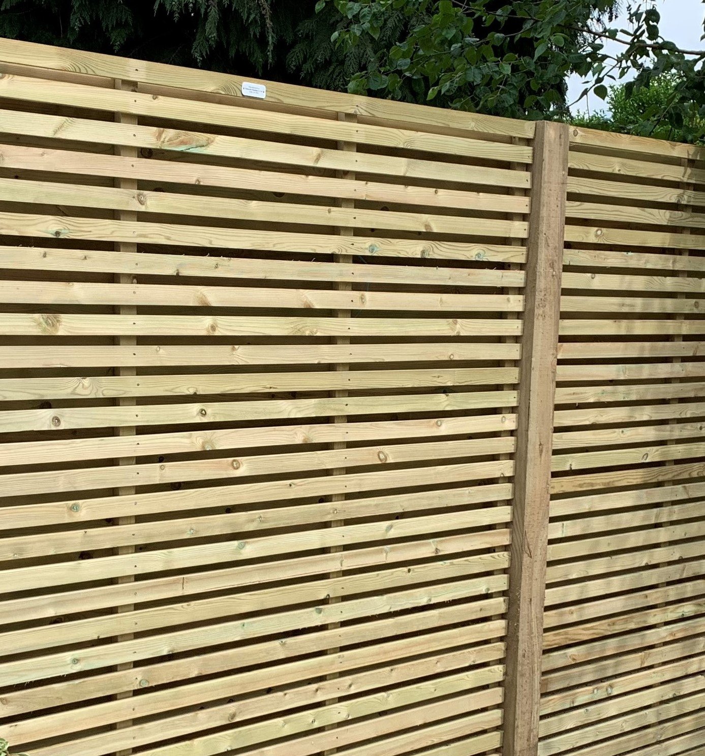 Our Own Handmade Single Sided Contemporary Trellis - Tolworth Fencing