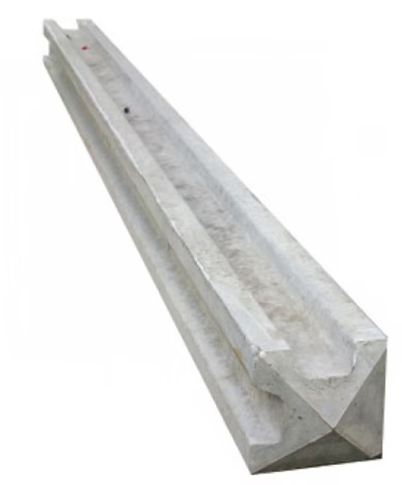 Concrete Slotted Post