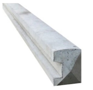 concrete end post